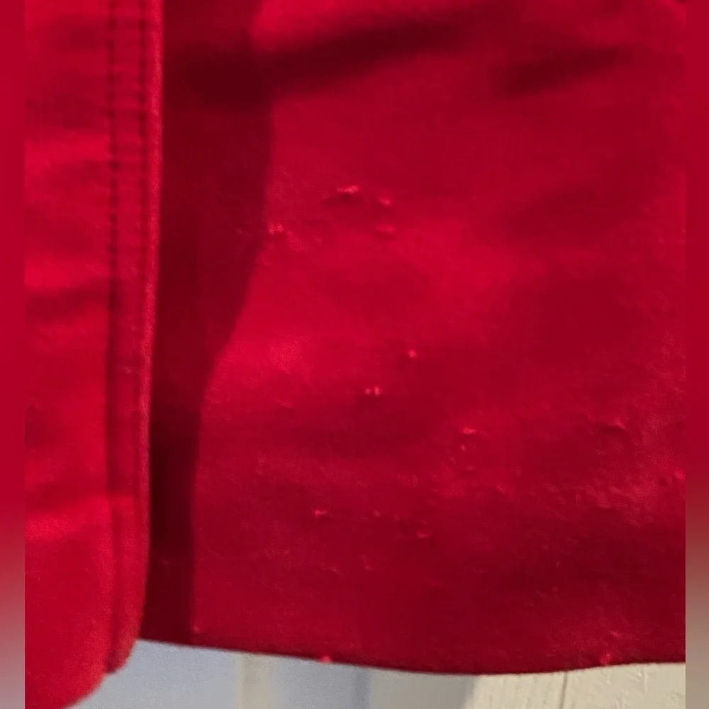 Vintage Betty Rose Montoro Suede by Earl Glo - 1970s Red Coat - READ Sz M